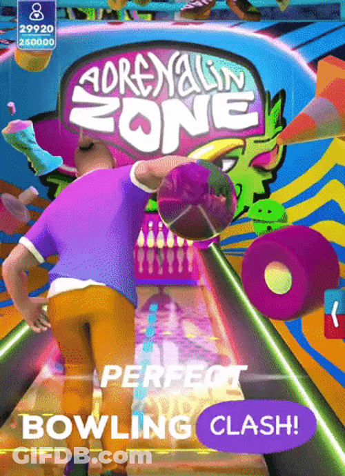 Bowling Pin Clash Fail GIF
