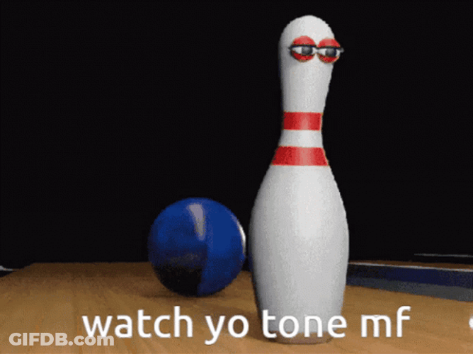 Bowling Pin Watch Yo Tone GIF