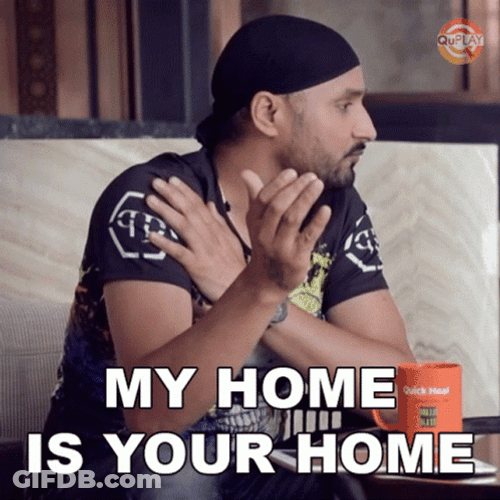 Bowling Player Harbhajan Singh My Home GIF