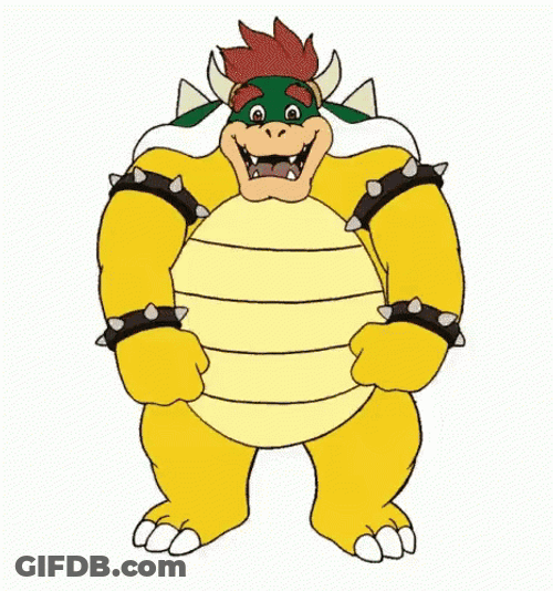 Bowser King Koopa Dancing Anime GIF