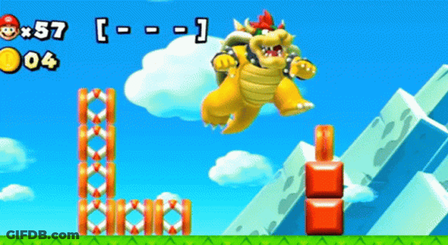 Bowser King Koopa Super Mario Bros GIF