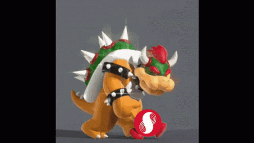 Bowser King Koopa Walking GIF