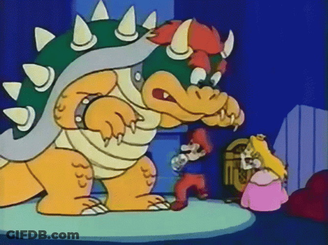Bowser Peaches Bowser Caught Peaches GIF