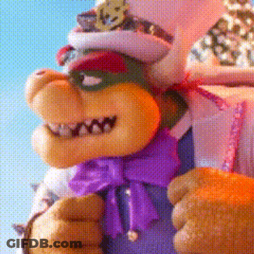 Bowser Peaches I Think You're Nuts GIF
