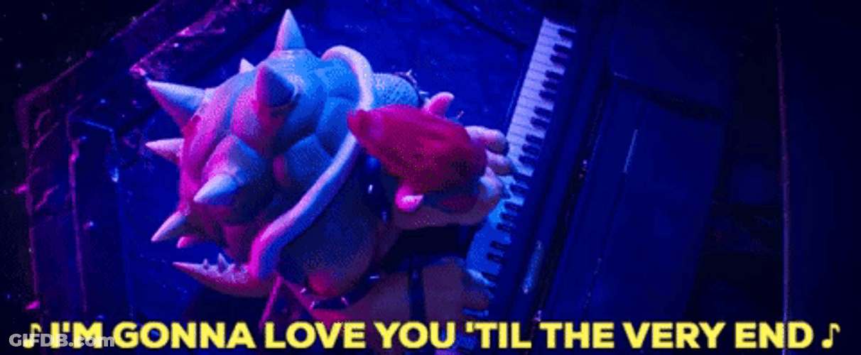 Bowser Peaches Love 'Til The End GIF