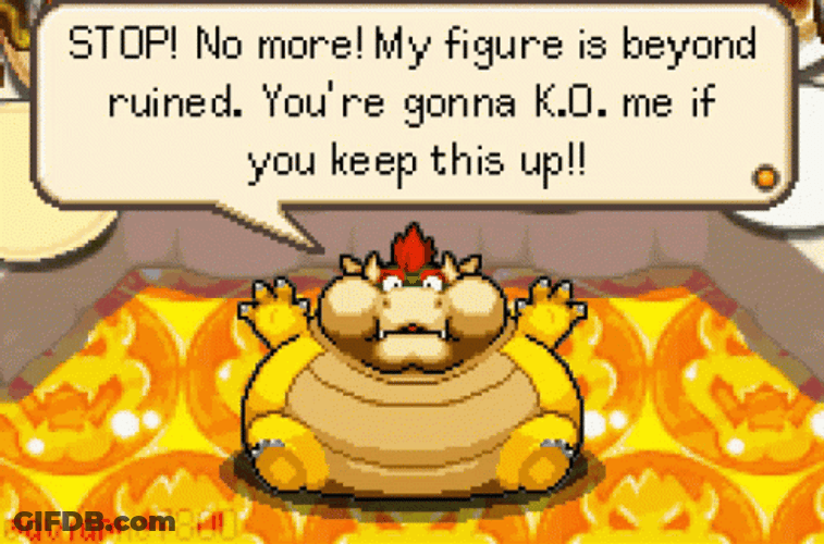 Bowser Peaches Stop No More GIF