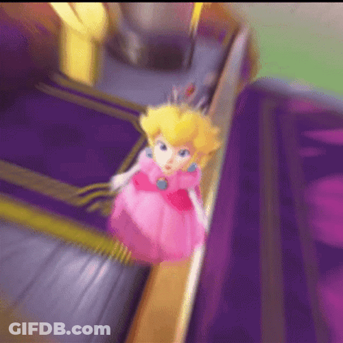 Bowser Peaches Trying To Reach GIF