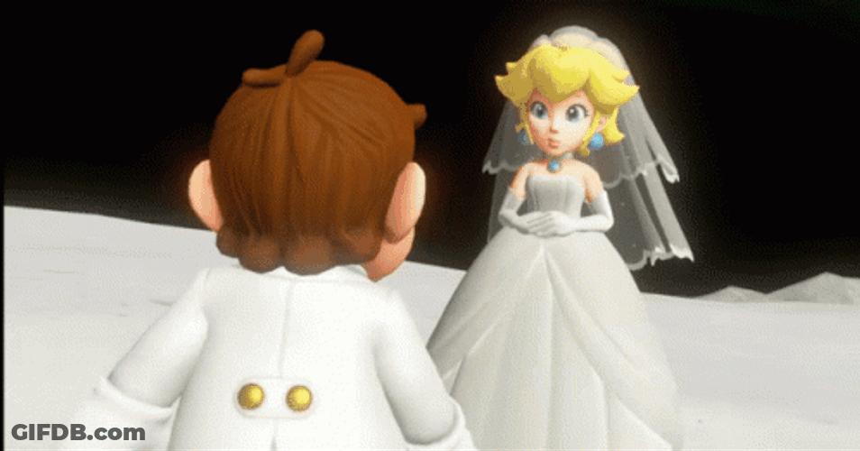 Bowser Peaches Wedding Crasher GIF