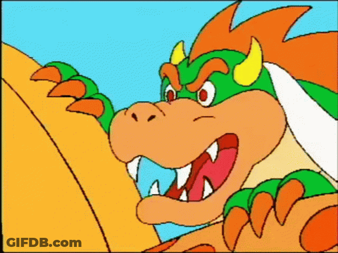 Bowser Sleepy GIF