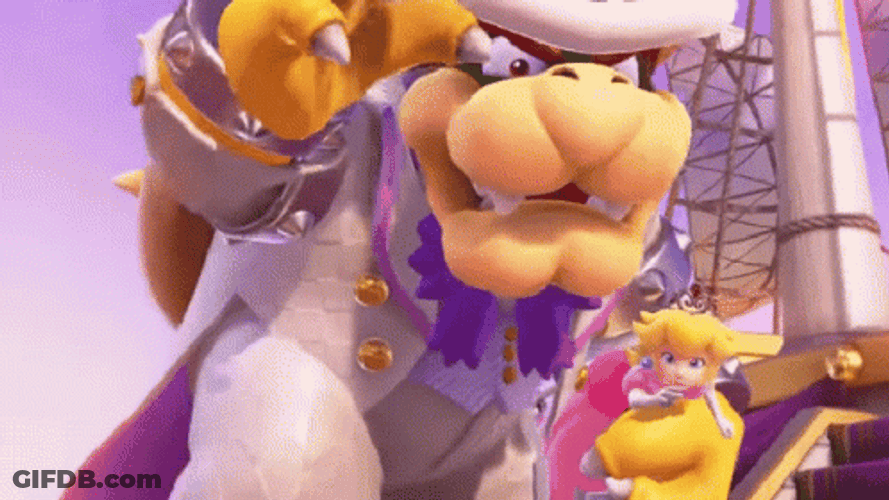 Bowser Super Mario Odyssey GIF