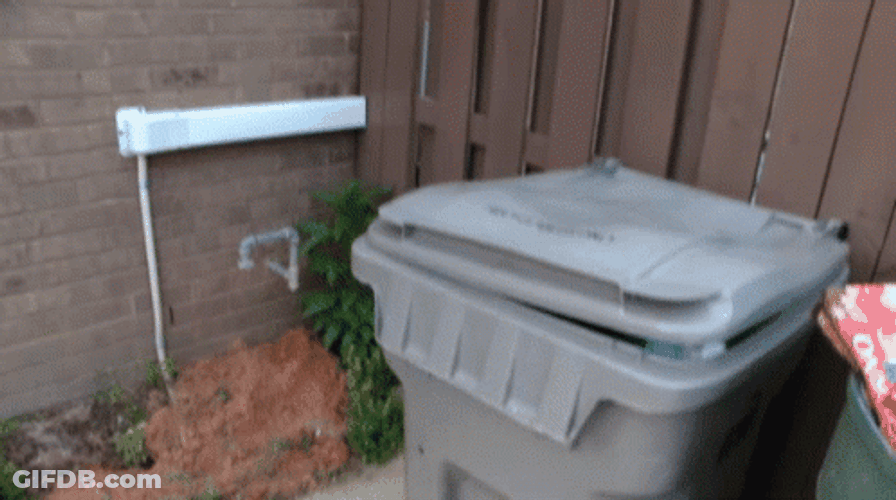 Bowser Throwing Garbage GIF