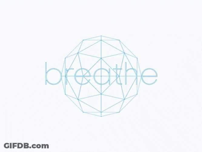 Box Breathing Geometrical Shape GIF