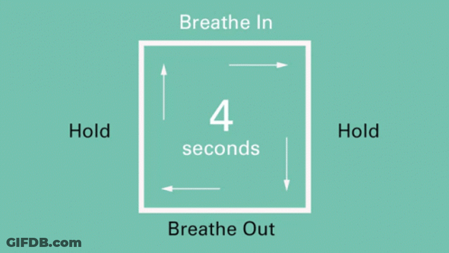 Box Breathing Guided Breath Work GIF