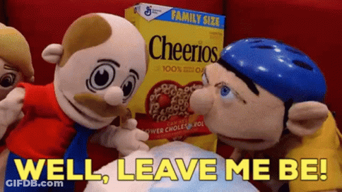 Box Of Cheerios With Stuffed Animals GIF