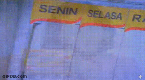 Box Of Rasa Soto Mie On Blue Surface GIF