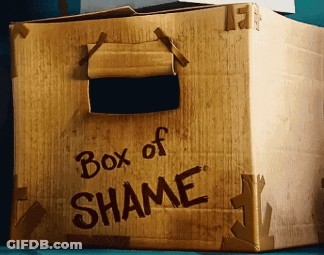 Box Of Shame Forgive Me GIF