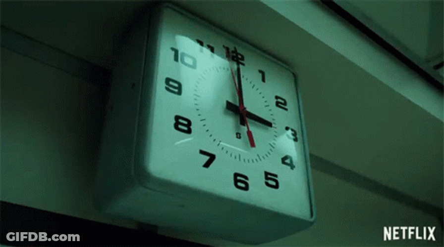 Box Ticking Clock GIF