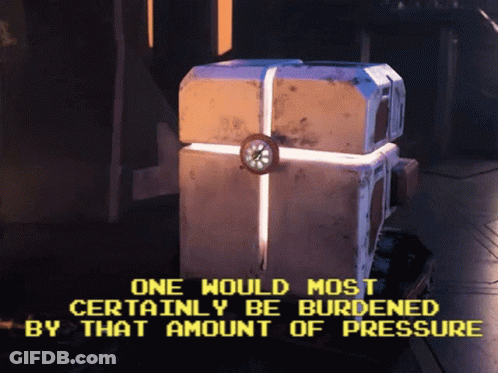 Box With Clock And Pressure Words GIF