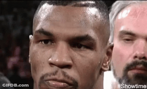 Boxer Close Up With Man Behind GIF
