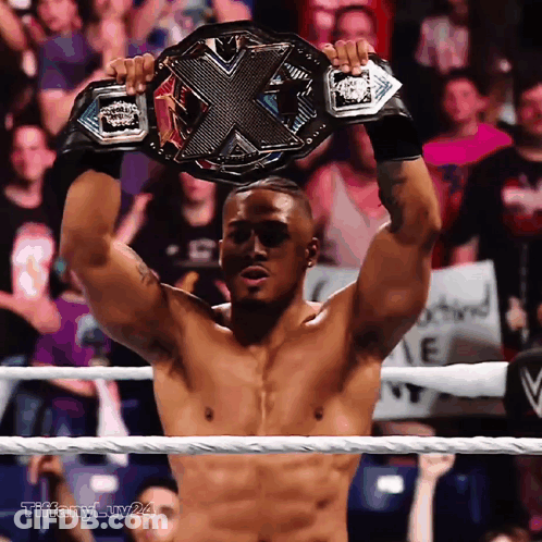 Boxer Holding Championship Belt Tiffany Luv24 GIF