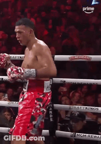 Boxer In Ring With Prime GIF