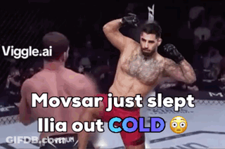 Boxer Movsar Just Slept Ilia Out Cold GIF
