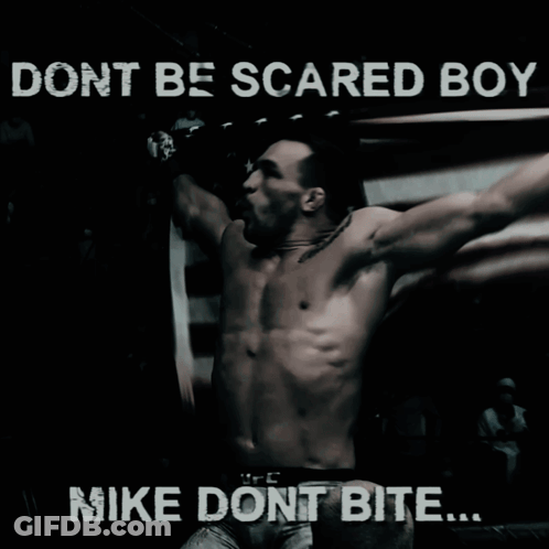 Boxer Saying Don't Be Scared Boy GIF