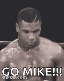 Boxer Saying Go Mike GIF