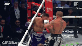 Boxers Fighting In Ring GIF
