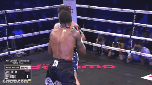 Boxers Fighting In Ring GIF