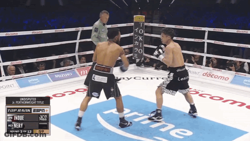 Boxers Fighting In Ring GIF