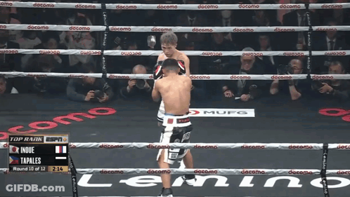 Boxers Fighting In Ring GIF