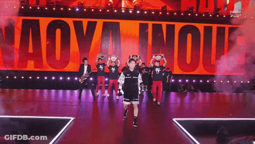 Boxers Walking On Stage With Prime GIF