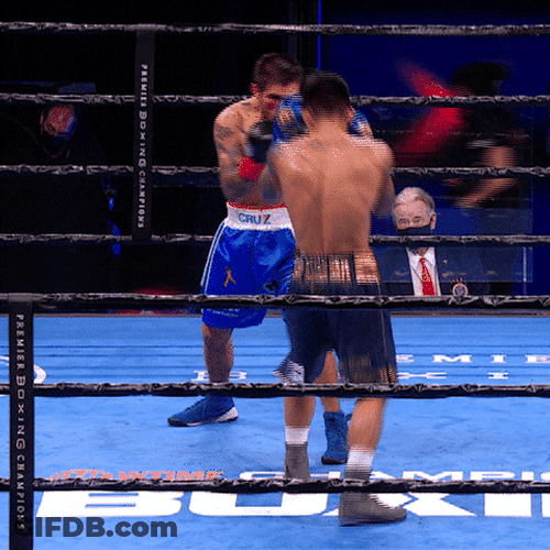 Boxing Knockout Backflip GIF