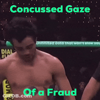 Boxing Man With Concussed Gaze GIF