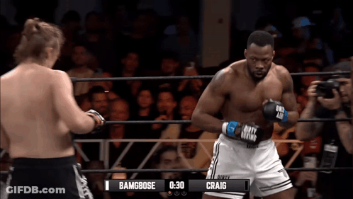 Boxing Match Bambose Vs Craig GIF