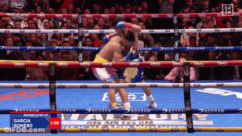 Boxing Match Between Garcia And Romero GIF