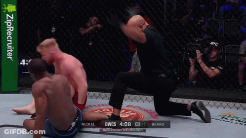 Boxing Match Between Nickal And Beard GIF