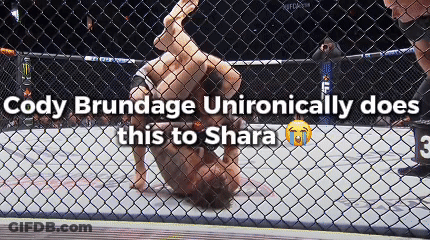 Boxing Match Cody Brundage Unironically Does This To Shara GIF