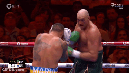 Boxing Match Fury Vs Usyx GIF