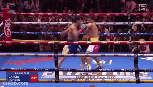 Boxing Match Garcia Vs Romero GIF