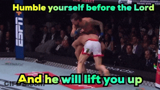 Boxing Match Humble Yourself Before The Lord GIF