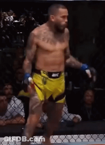Boxing Match Man Looks Sleepy GIF