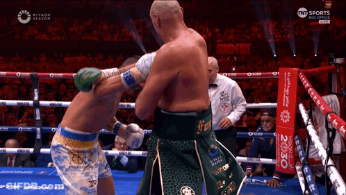 Boxing Match On TNT Sports Arabia GIF