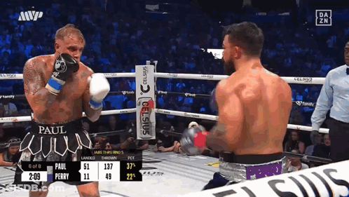 Boxing Match Paul Perry Vs Man Named Paul GIF