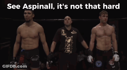 Boxing Match Saying See Aspinall It's Not That Hard GIF