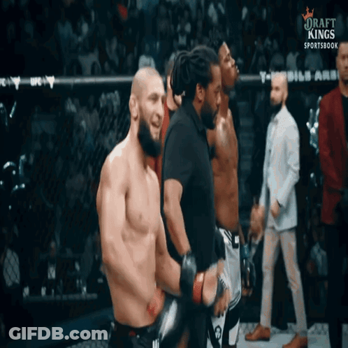 Boxing Match Sponsored By Draft Kings Sports GIF