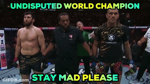 Boxing Match Undisputed World Champion Stay Mad Please GIF