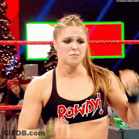 Boxing Match With Metro Sign GIF