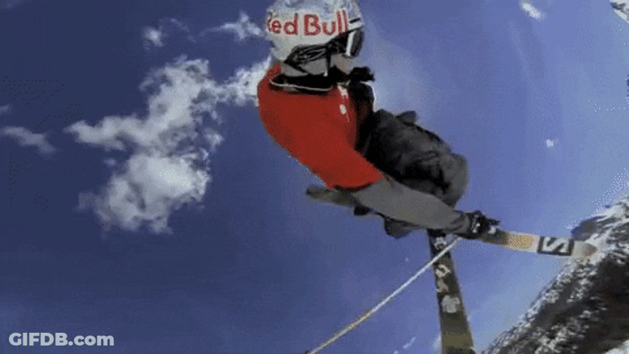 Boy Amazing Ski Freestyle GIF